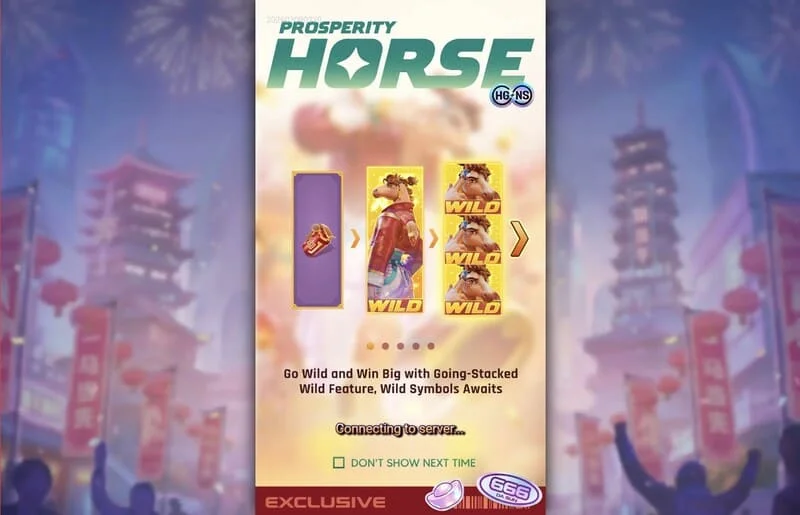 Prosperity Horse - naskladaný Wild na valcoch